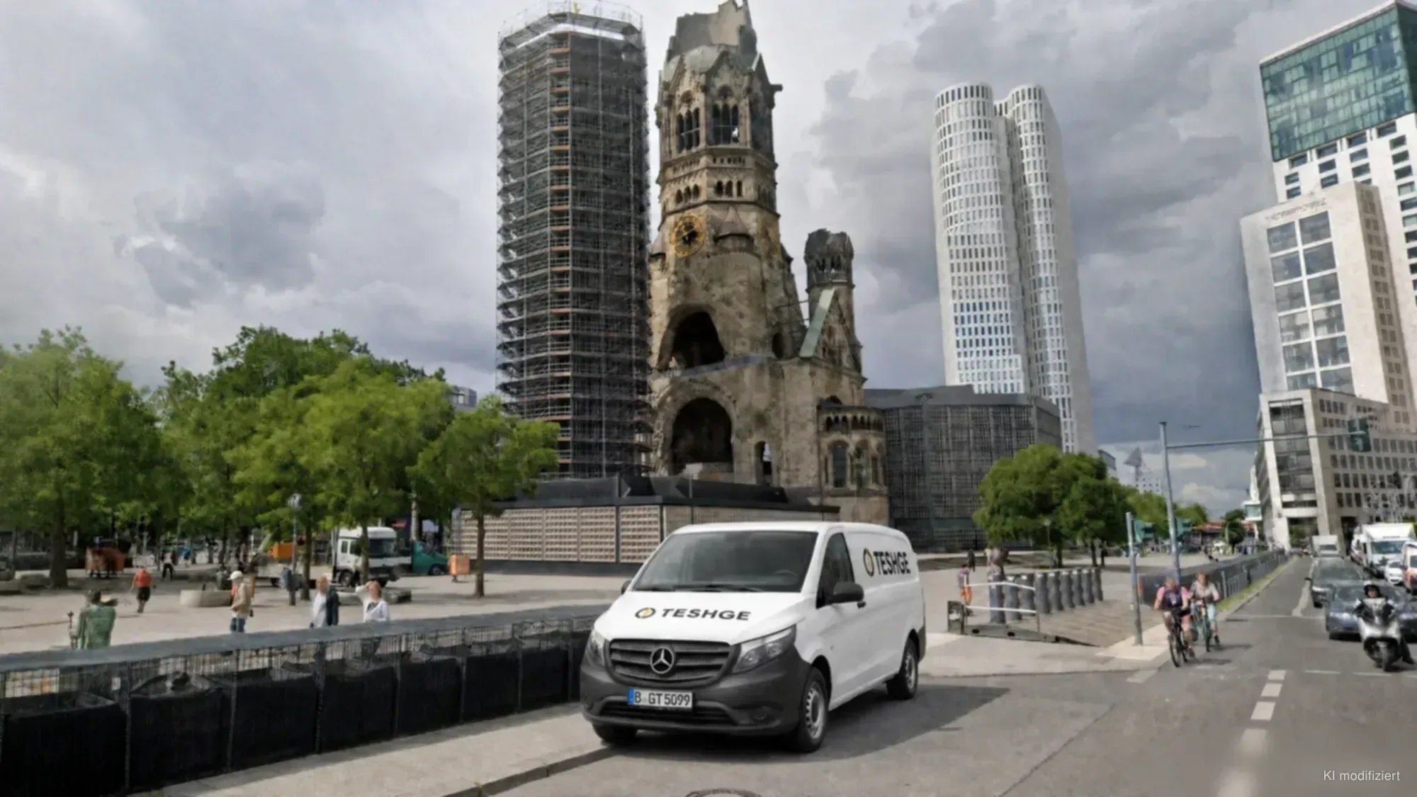 TESHGE Servicefahrzeug in Charlottenburg