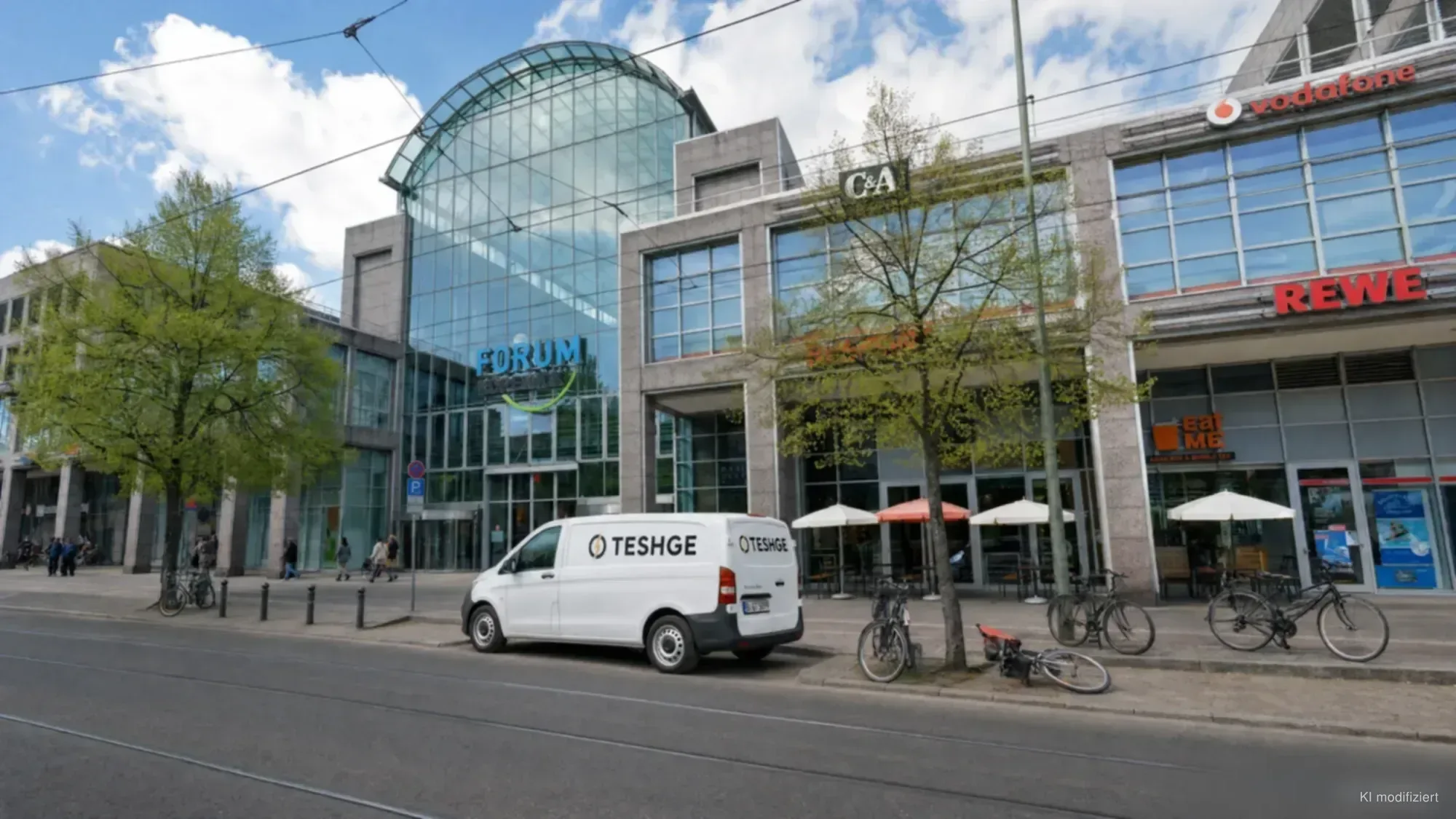 TESHGE Servicefahrzeug in Köpenick