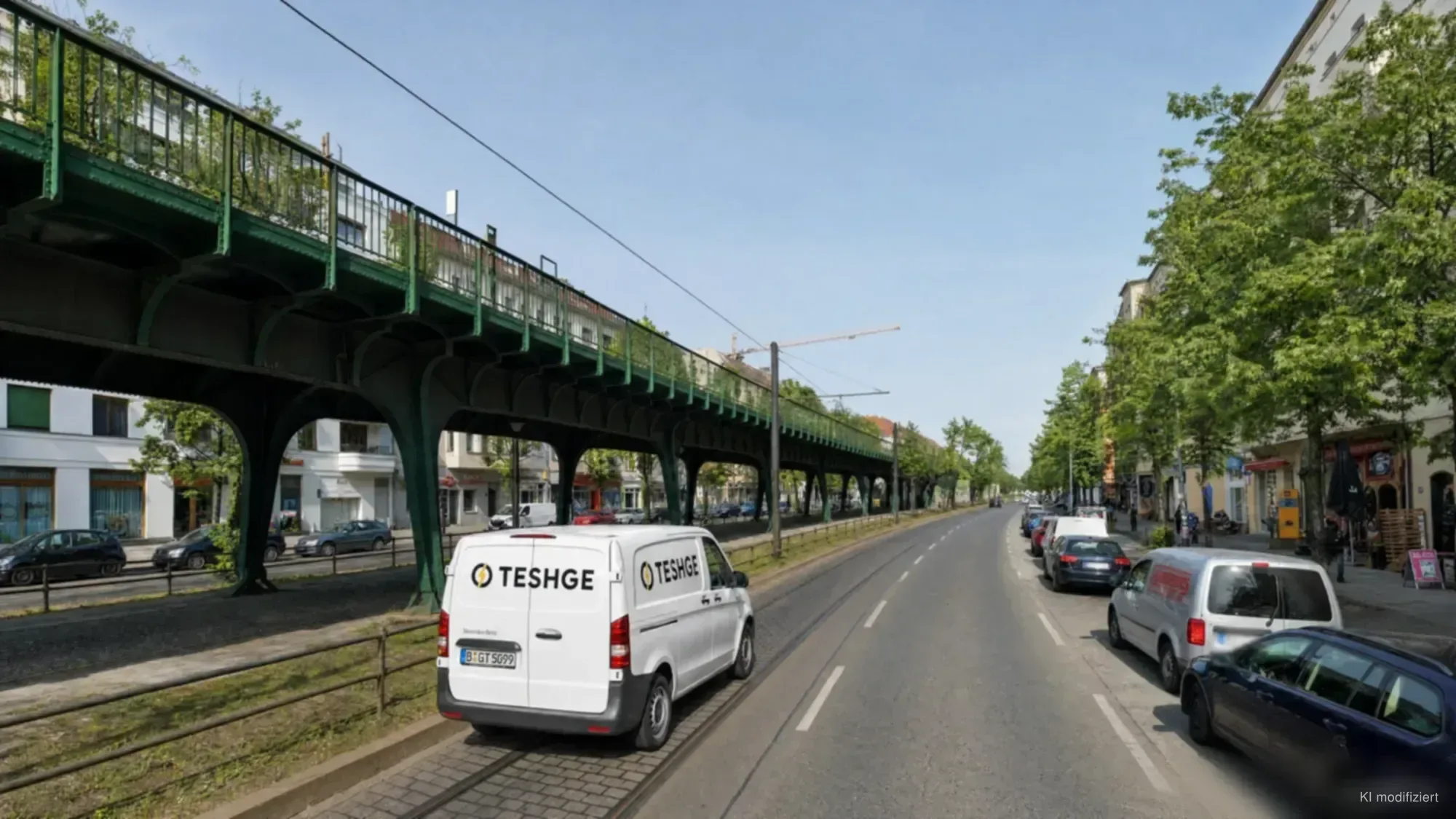 TESHGE Servicefahrzeug in Prenzlauer Berg