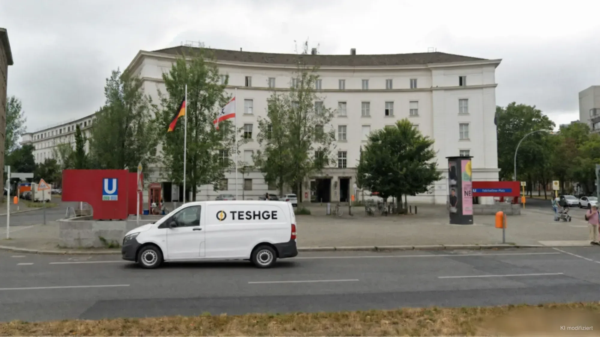 TESHGE Servicefahrzeug in Wilmersdorf